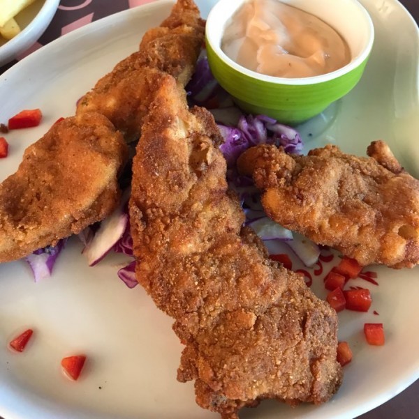 وصفة عمل تشكن ستربس المقرمشة بالصور