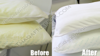 طرق تنظيف المخدات من الإصفرار وجعلها بيضاء