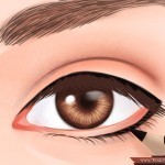 بالصور رسم العين لتكون أكبر وأوسع