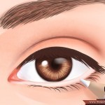 بالصور رسم العين لتكون أكبر وأوسع