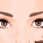 بالصور رسم العين لتكون أكبر وأوسع