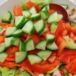 سلطة المكرونة بالفراخ بالصور