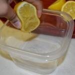 عمل مقشر للبشرة من الليمون و السكر