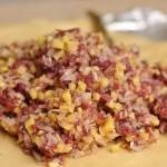 عمل فطيرة اللحمة بالصور