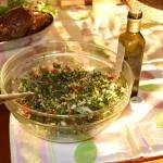 طريقة عمل التبولة اللبنانية بالصور