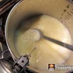 طريقة عمل الجبنة الرومي في البيت بالصور