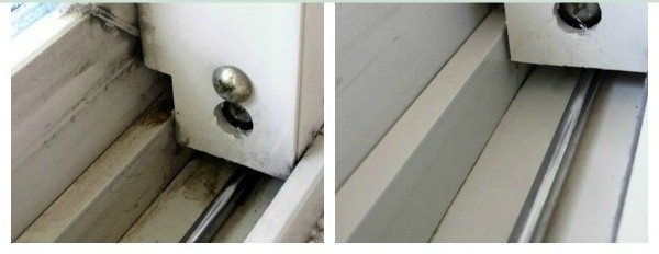 تنظيف مسارات النوافذ بمكونين فقط