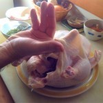 فراخ محشية خضار في الفرن بالصور وصفة شهية