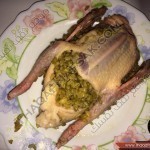 بالصور عمل الحمام المحشي بالفريك الأصلي بالصور عمل الحمام المحشي بالفريك الأصلي