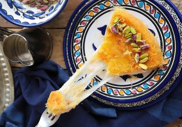 وصفة الكنافة بالموزاريلا بالصور