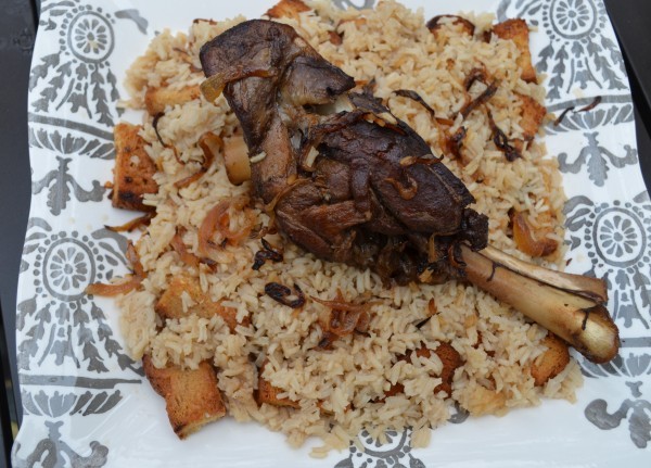 عمل فتة اللحمة والأرز علي الطريقة المصرية بالصور