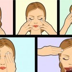 عمل المساج الوجه بالصور