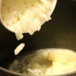 شوربة البطاطس بالثوم المقلي بالصور