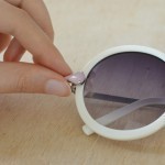 كيفية تزيين النظارة الشمسية بالورد