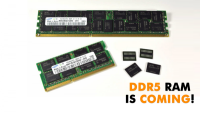 الكشف عن معايير رامات DDR5 بضعف سرعة ومساحة الذواكر العشوائية DDR4