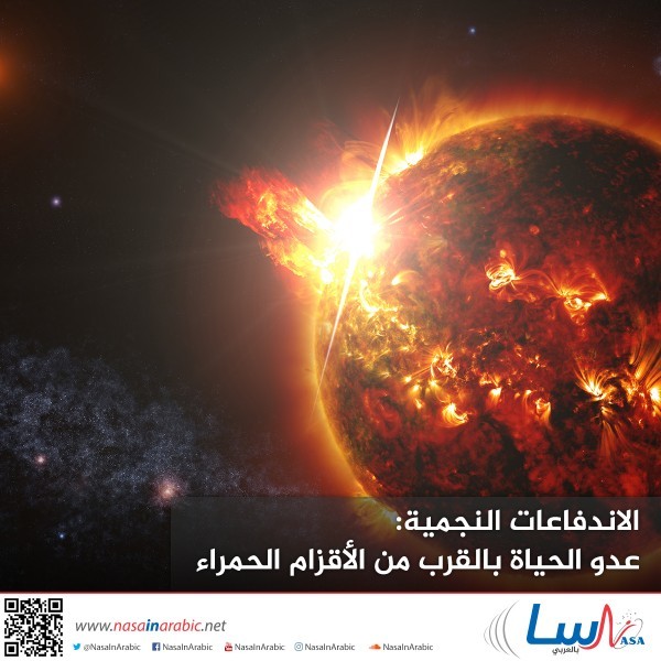 الاندفاعات النجمية عدو الحياة بالقرب من الأقزام الحمراء الاندفاعات النجمية عدو الحياة بالقرب من الأقزام الحمراء