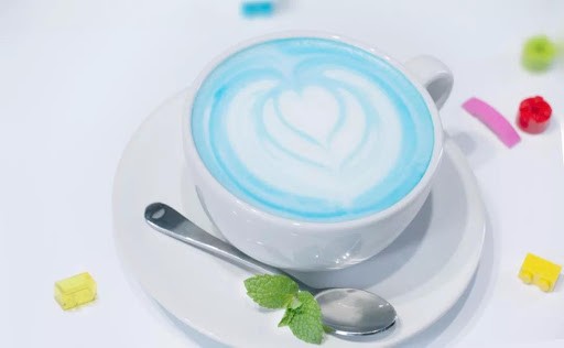 كابتشينو لاتيه الازرق كابتشينو لاتيه الازرق