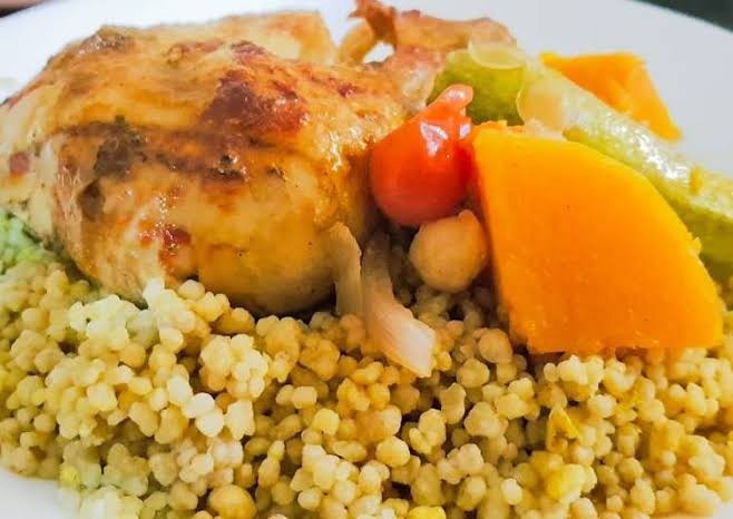 مفتول الدجاج من المطبخ الأردني