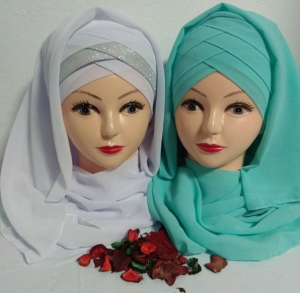 طرق لف الطرح الشيفون طرق لف الطرح الشيفون