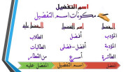 تعريف إسم التفضيل أحواله و أعماله