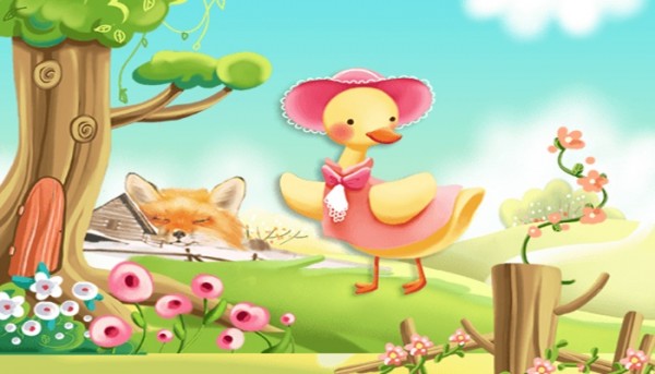 قصة البطة والأرنب