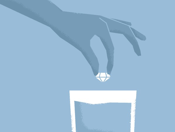 كيفية التعرف على الالماس الخام