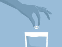 كيفية التعرف على الالماس الخام