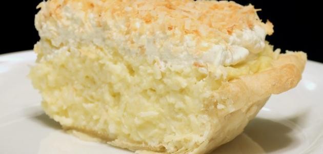 طريقة عمل كيكة السميد وجوز الهند