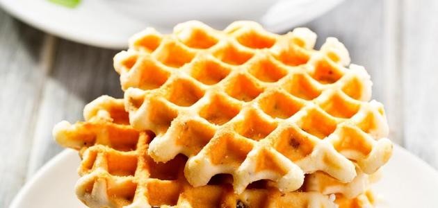 طريقة عمل الوافل طريقة عمل الوافل
