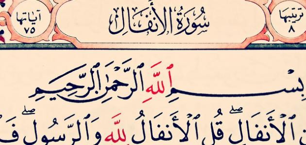 ما هي الأنفال