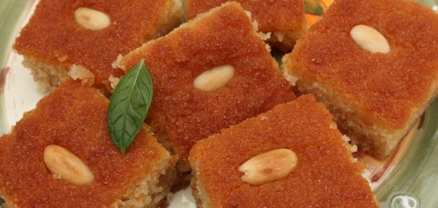 كيف تصنع النمورة اللبنانية كيف تصنع النمورة اللبنانية