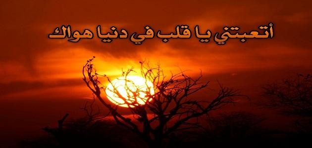 اتعبتني ياقلب في دنيا هواك اتعبتني ياقلب في دنيا هواك