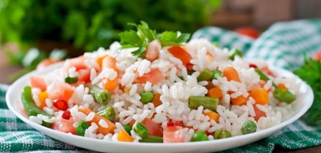 طريقة عمل رز بالخضار طريقة عمل رز بالخضار