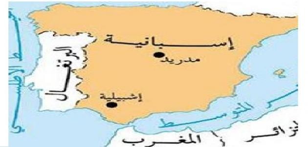 أين تقع بلاد الأندلس