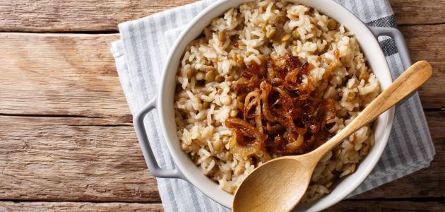 كيفية طبخ المجدرة كيفية طبخ المجدرة