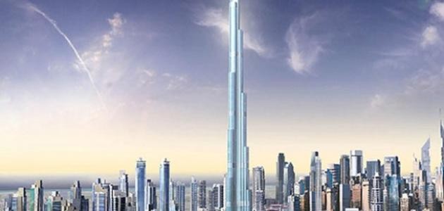 كم طول برج خليفة كم طول برج خليفة