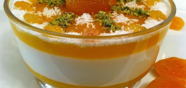 طريقة عمل قمر الدين مهلبية طريقة عمل قمر الدين مهلبية