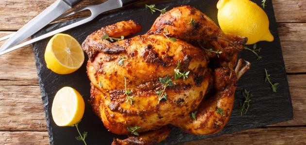 طريقة دجاج الشواية طريقة دجاج الشواية